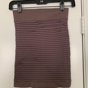 BCBGeneration brown stretch mini skirt